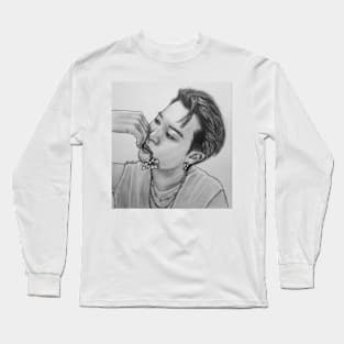 Jimin Bday Art 2021 Long Sleeve T-Shirt